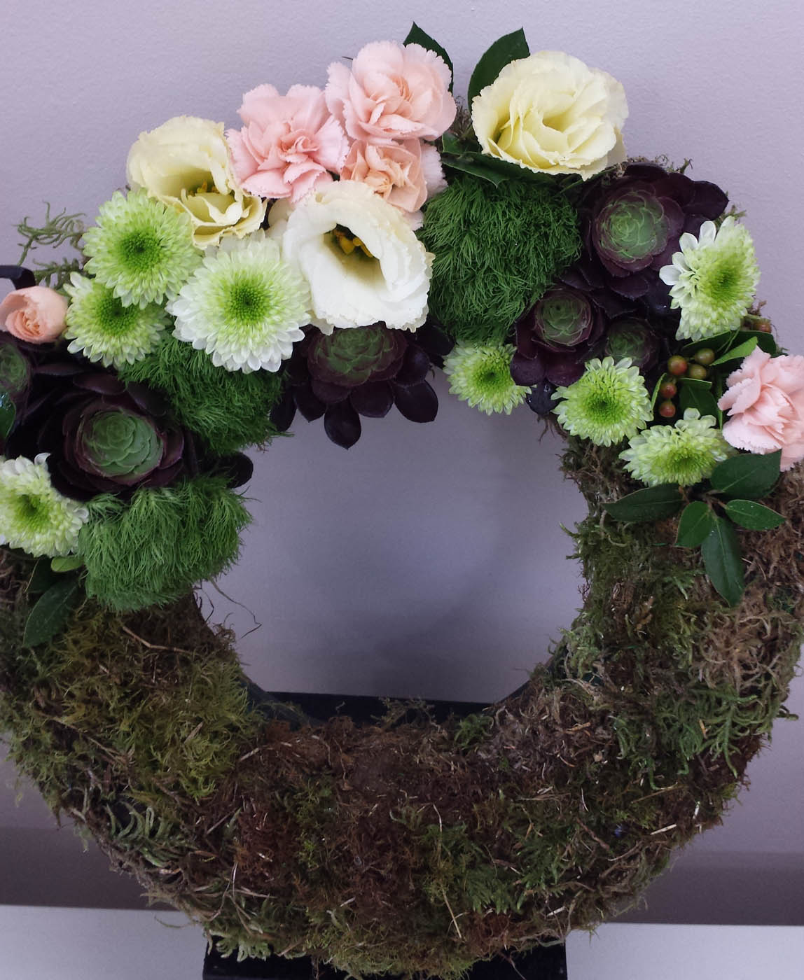 Cluster style wreath