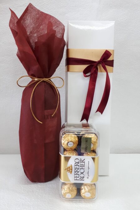 wine and chocolates gift box