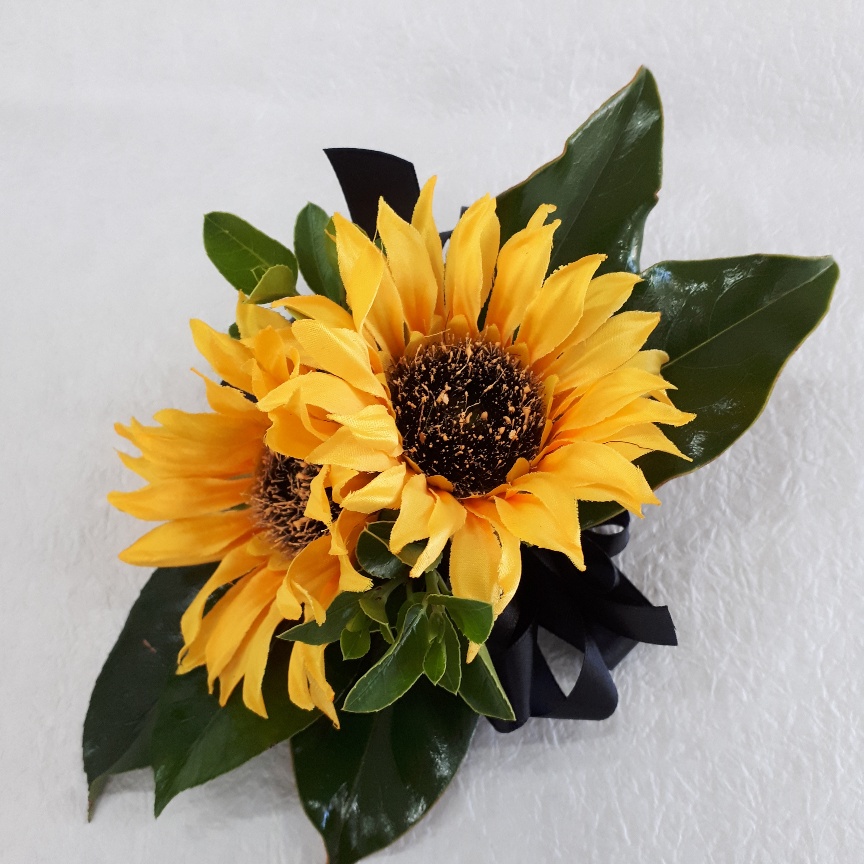 Sunflower corsage